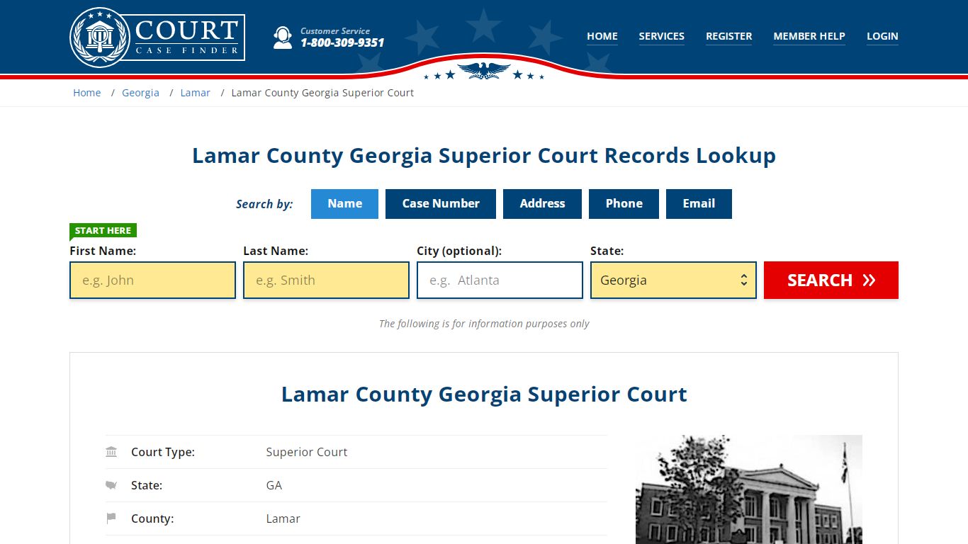 Lamar County Georgia Superior Court Records Lookup